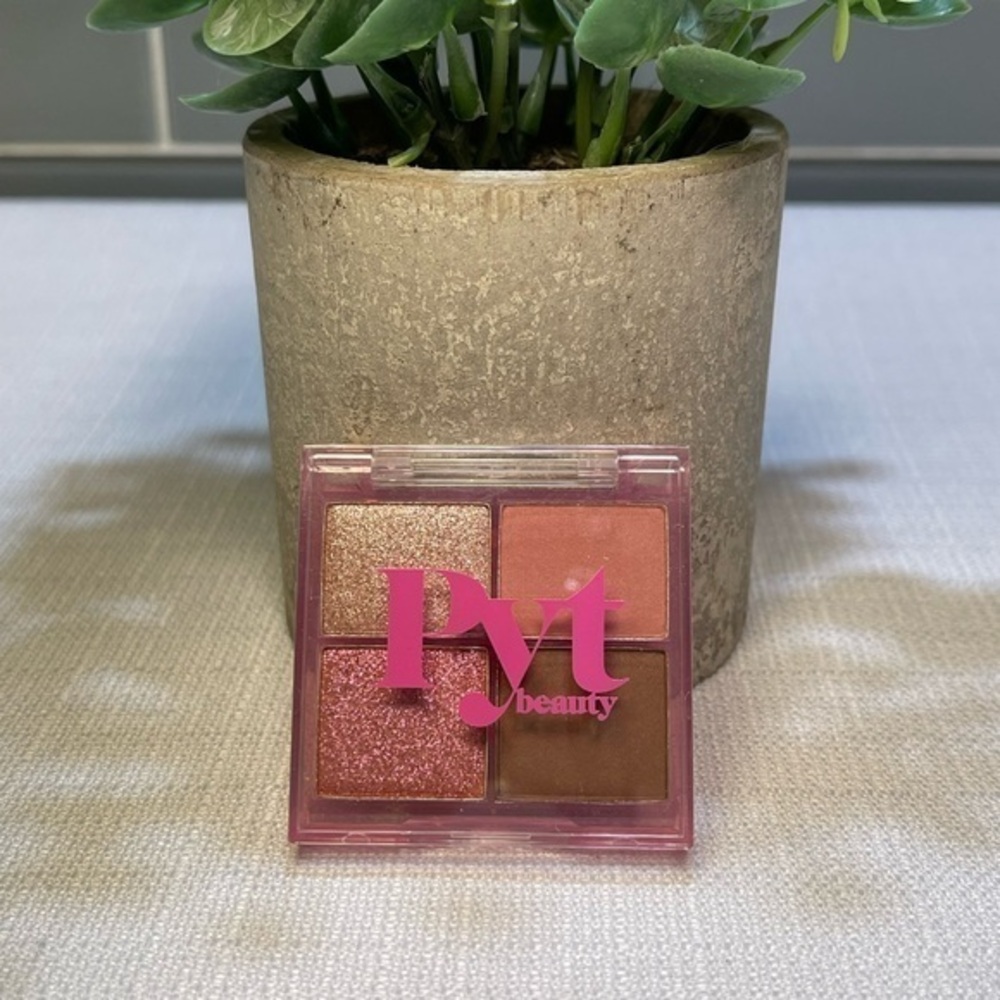 🌸 NWT PYT Beauty, The Upcycle Eyeshadow Quad in Party in the Nude